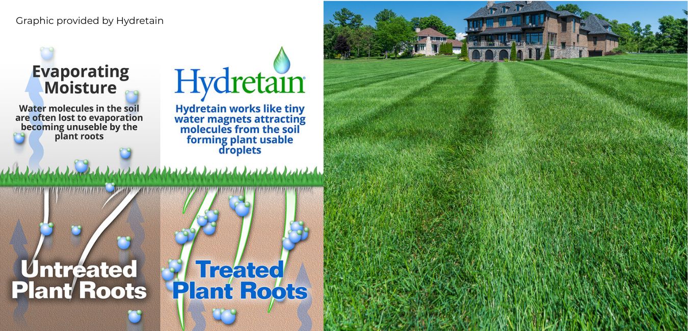 hydretain for grass